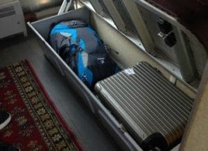 Koffer of backpack Transsiberië Express