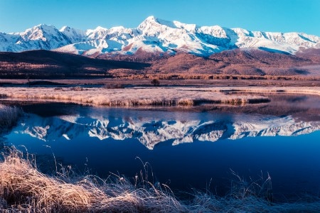 Altai gebergte winter