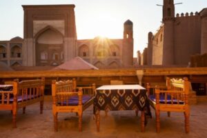 Ancient city of Khiva, Uzbekistan. UNESCO World Heritage