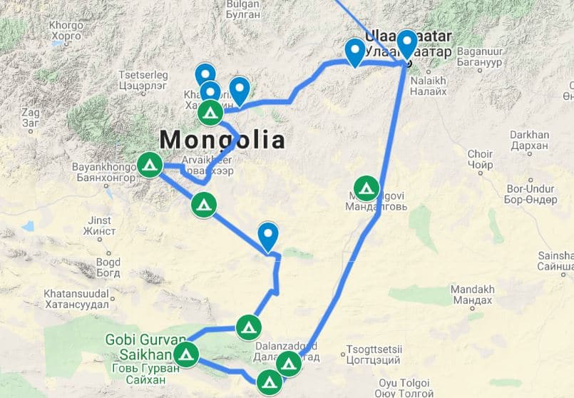 Groepsreis Centraal Mongolië en de Gobiwoestijn