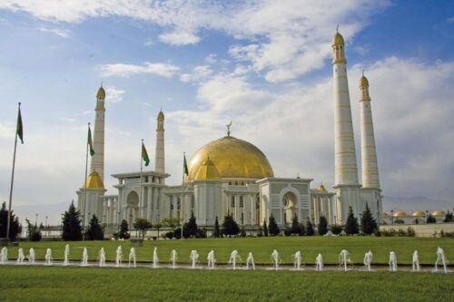 Rondreis Turkmenistan - Turkmenbashi Moskee