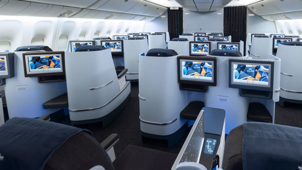 KLM business class